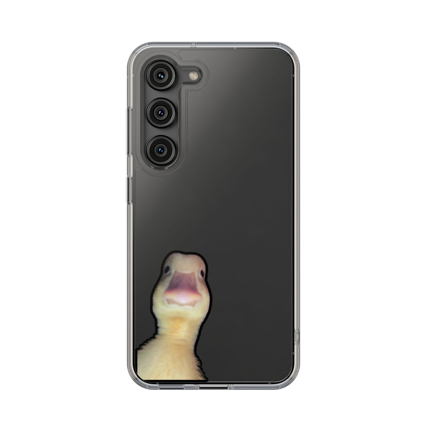 STRAIGHT Duck - Clear Phone Case