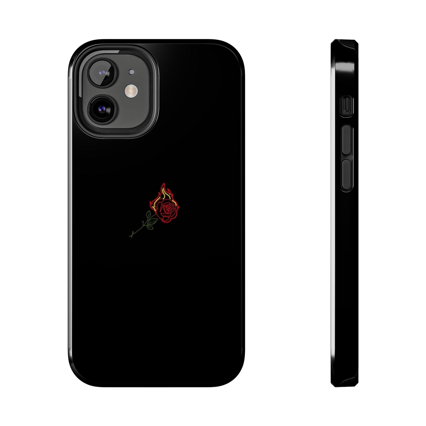 BLACK - Tough Phone Case