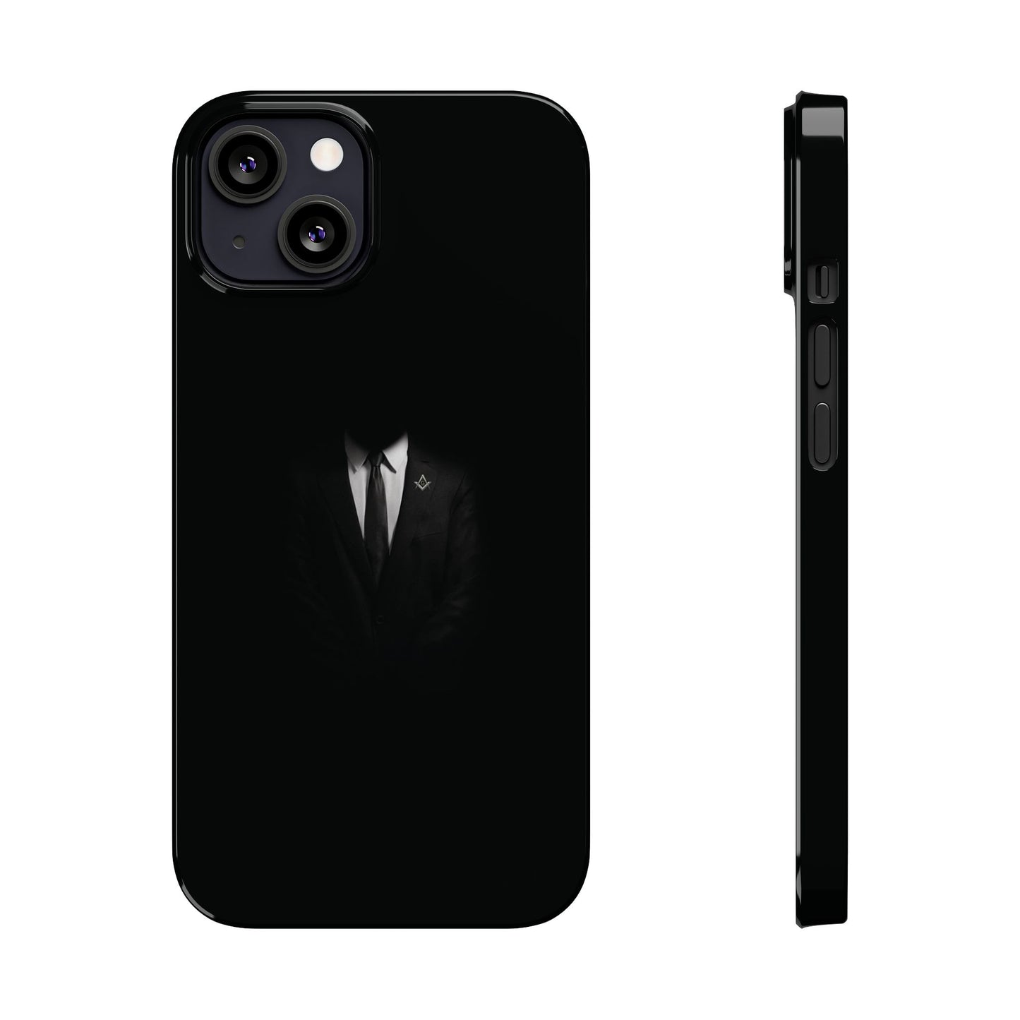 BLACK - Slim Phone Case