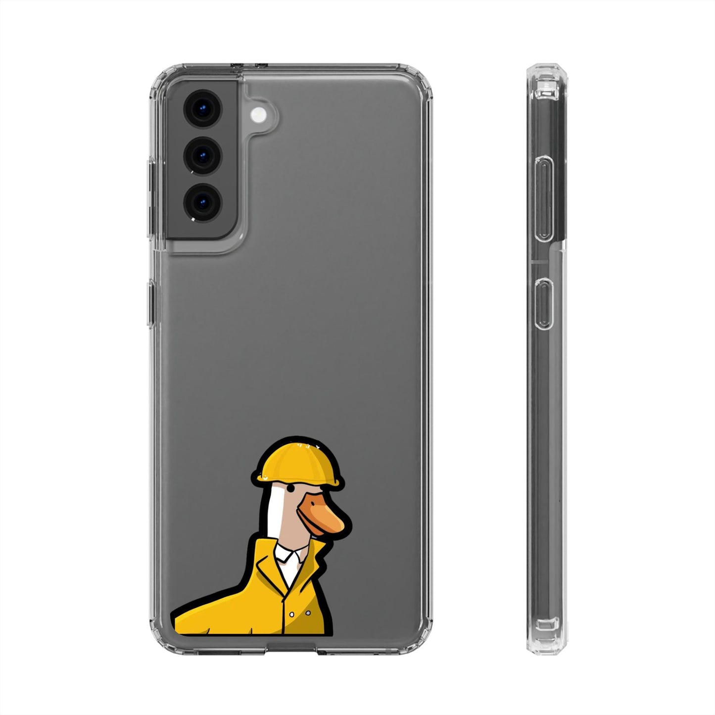 RAIN DUCK - Clear Phone Case