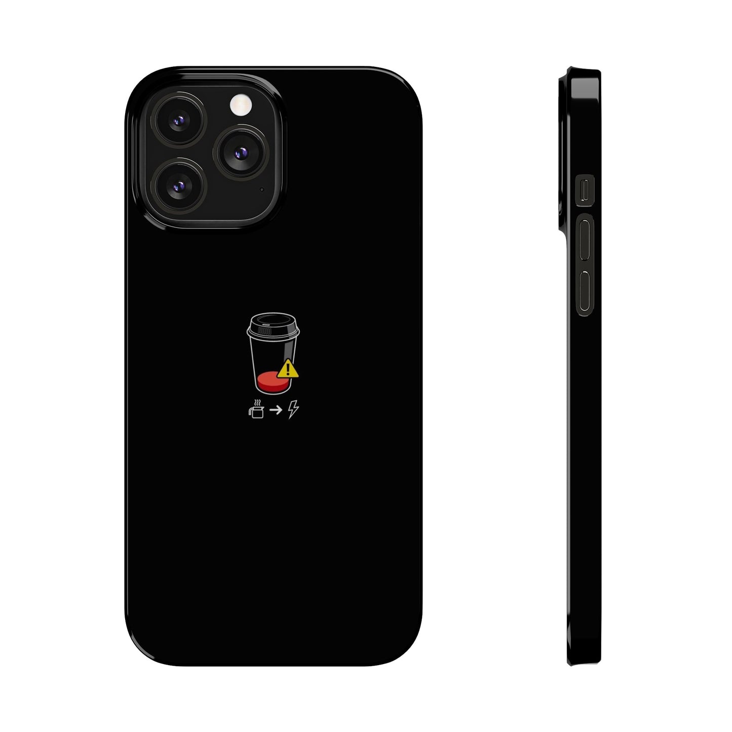 BLACK - Slim Phone Case