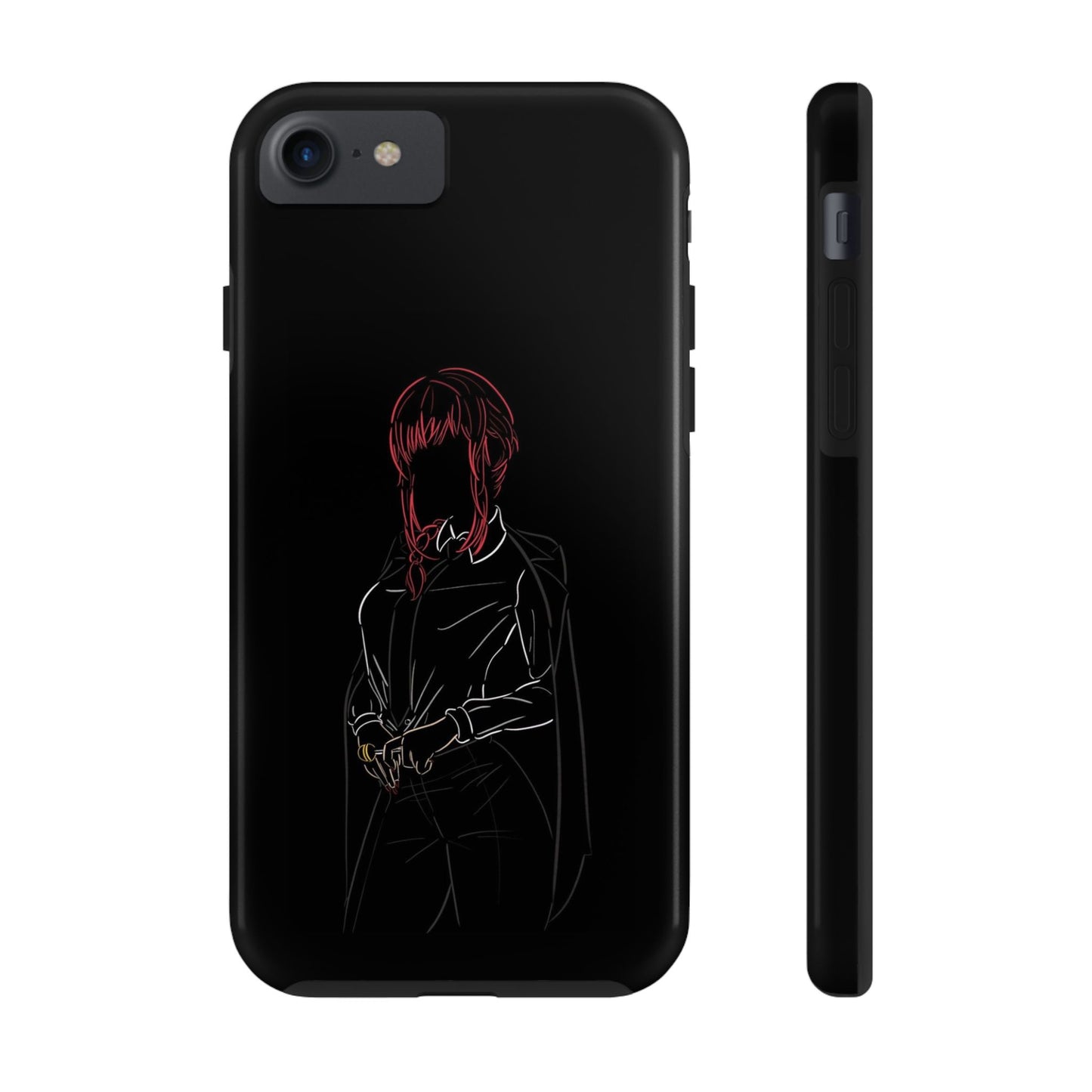 BLACK - Tough Phone Case