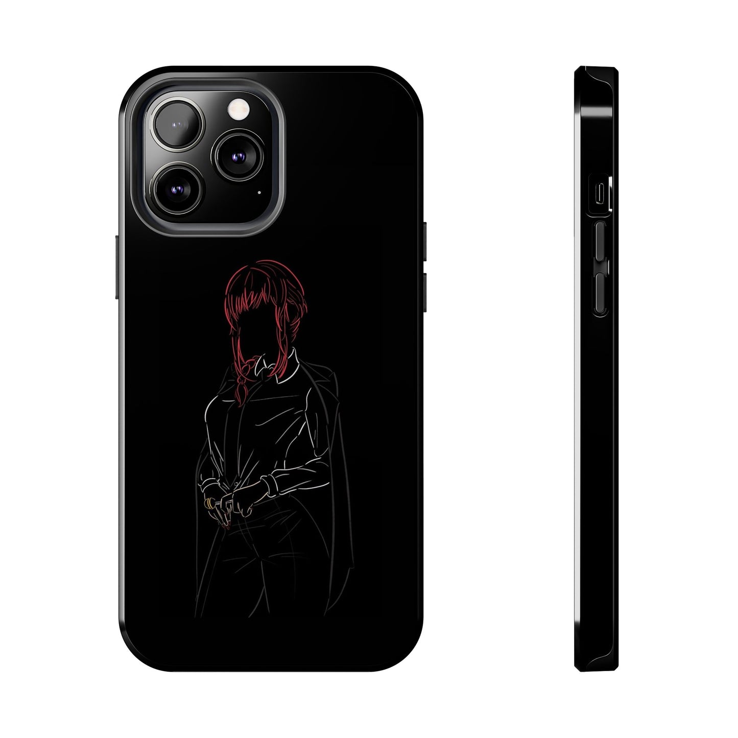 BLACK - Tough Phone Case