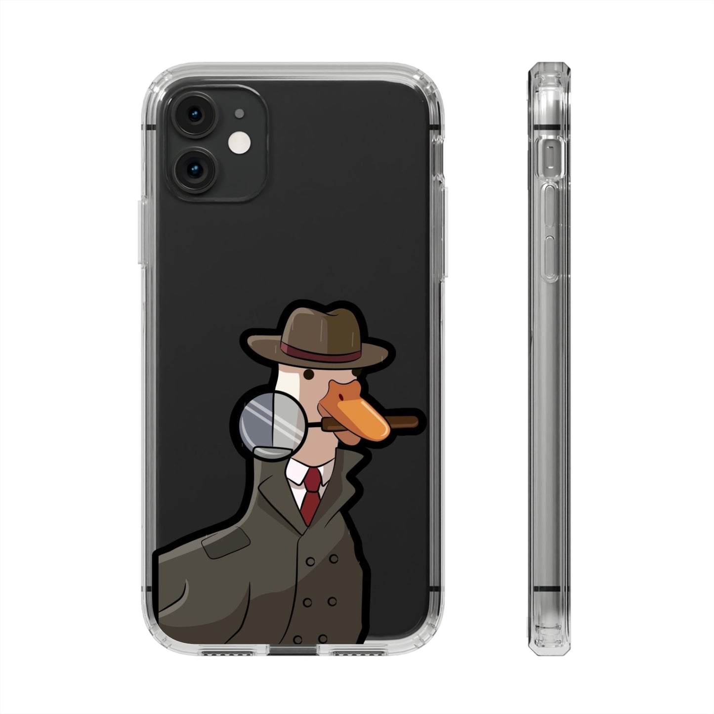 SPY Duck - Clear Phone Case