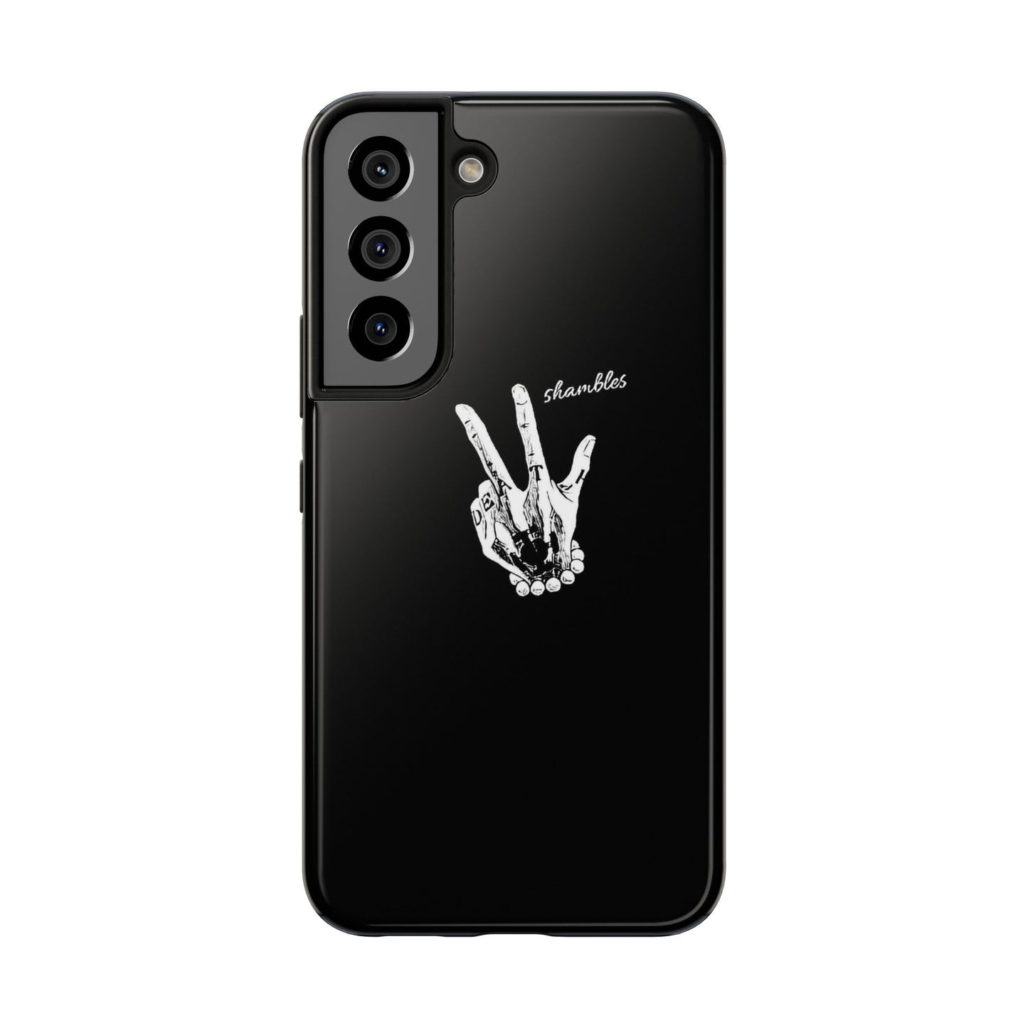 BLACK - Tough Phone Case
