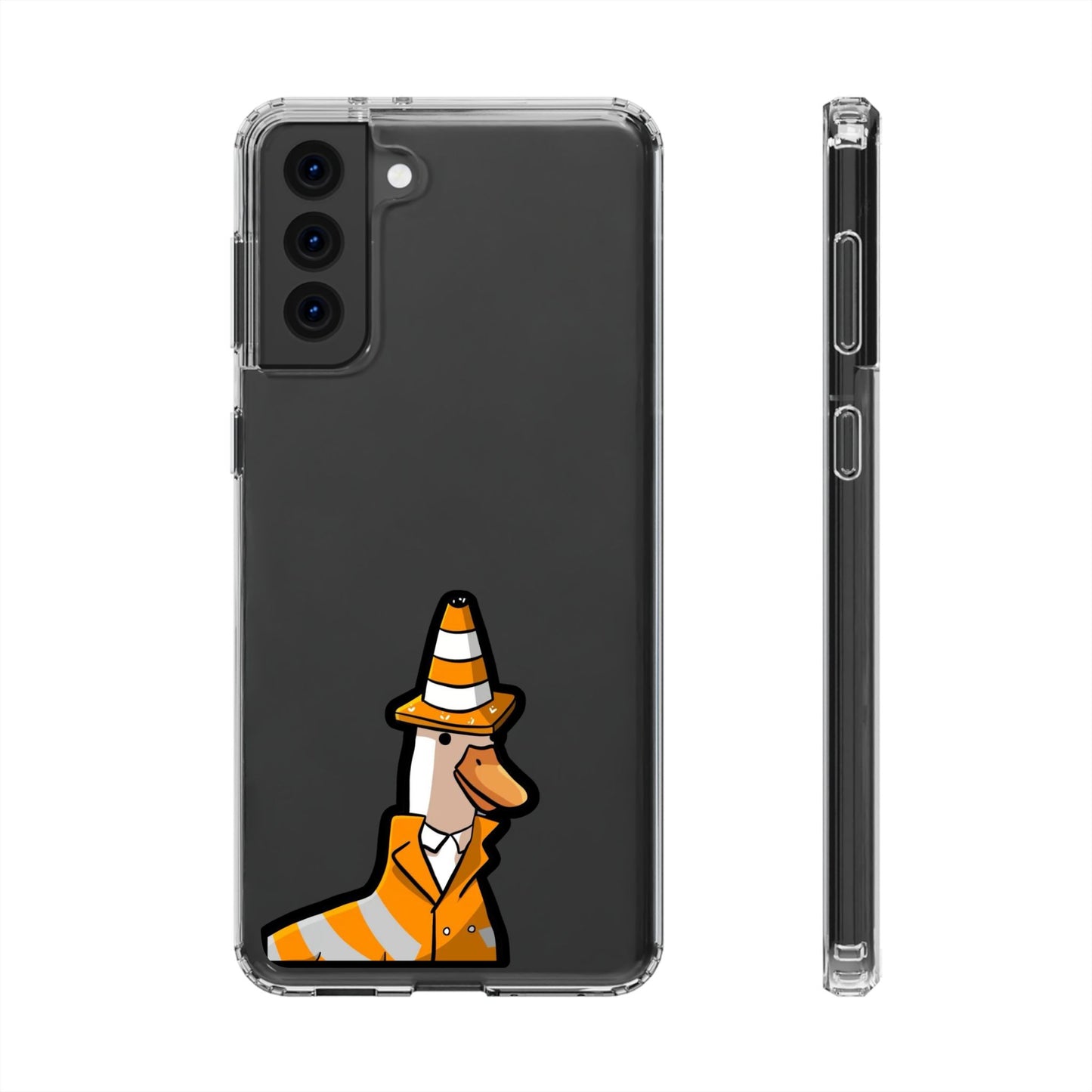 SAFE DUCK - Clear Phone Case