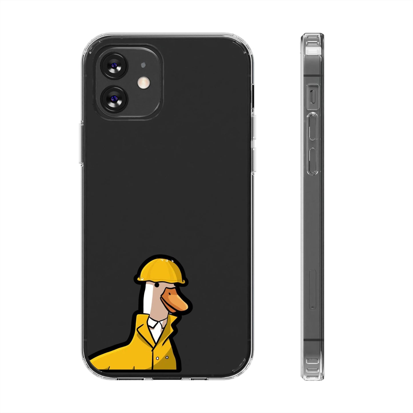 RAIN DUCK - Clear Phone Case