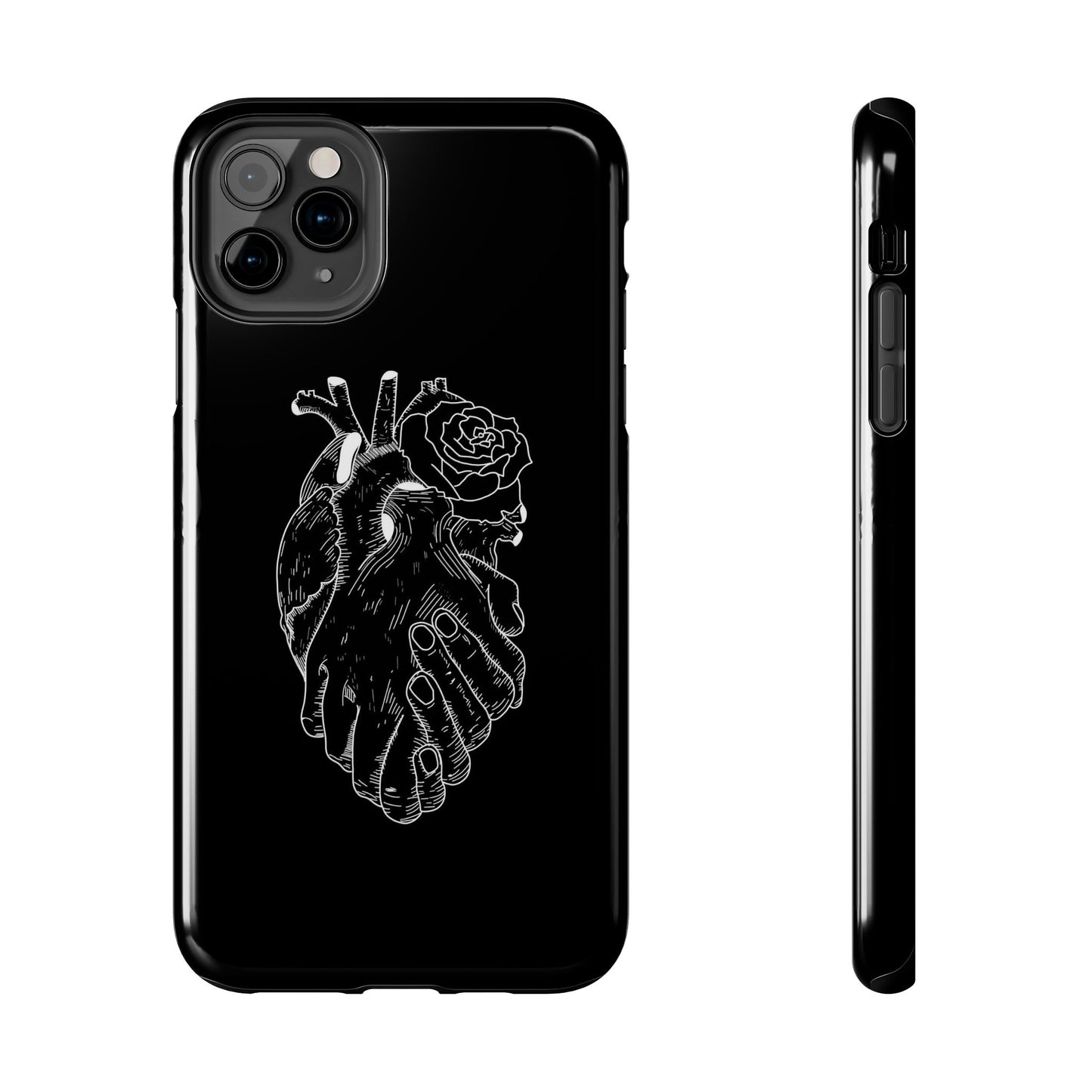 BLACK - Tough Phone Case