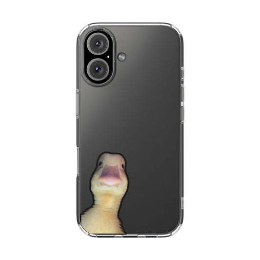 STRAIGHT Duck - Clear Phone Case