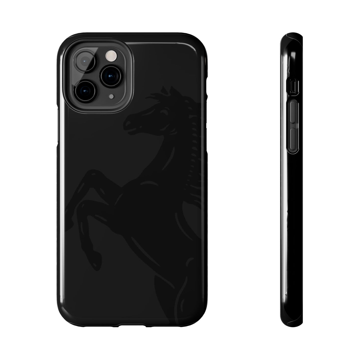 BLACK - Tough Phone Case