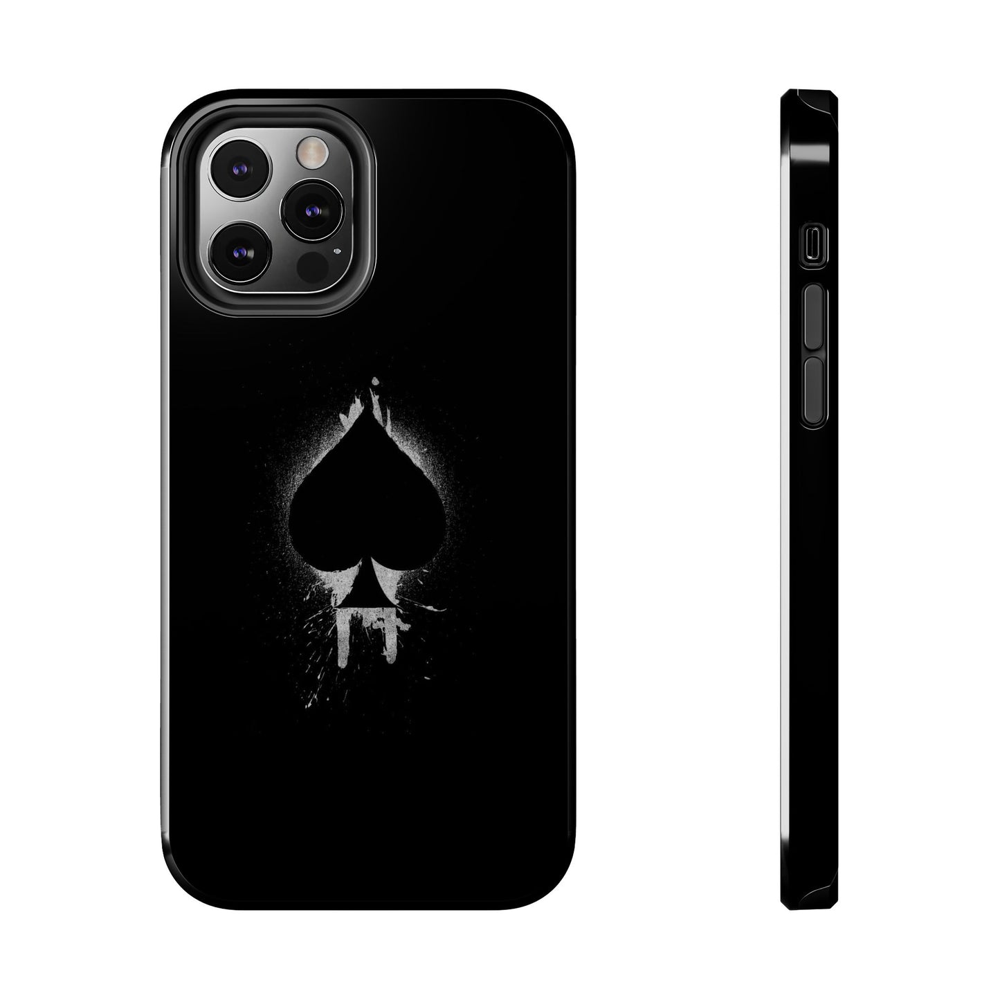 BLACK - Tough Phone Case