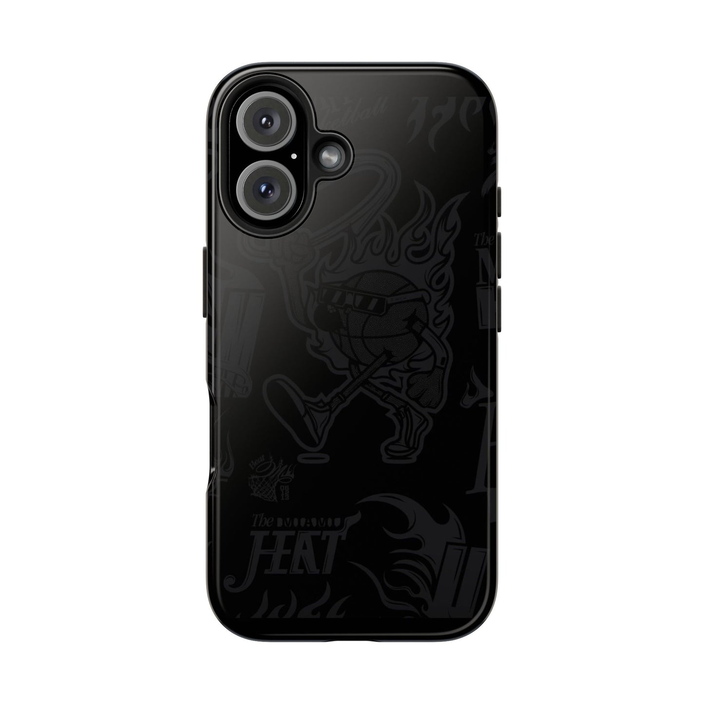 BLACK - Tough Phone Case