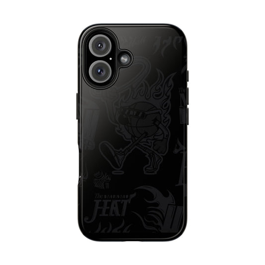 BLACK - Tough Phone Case