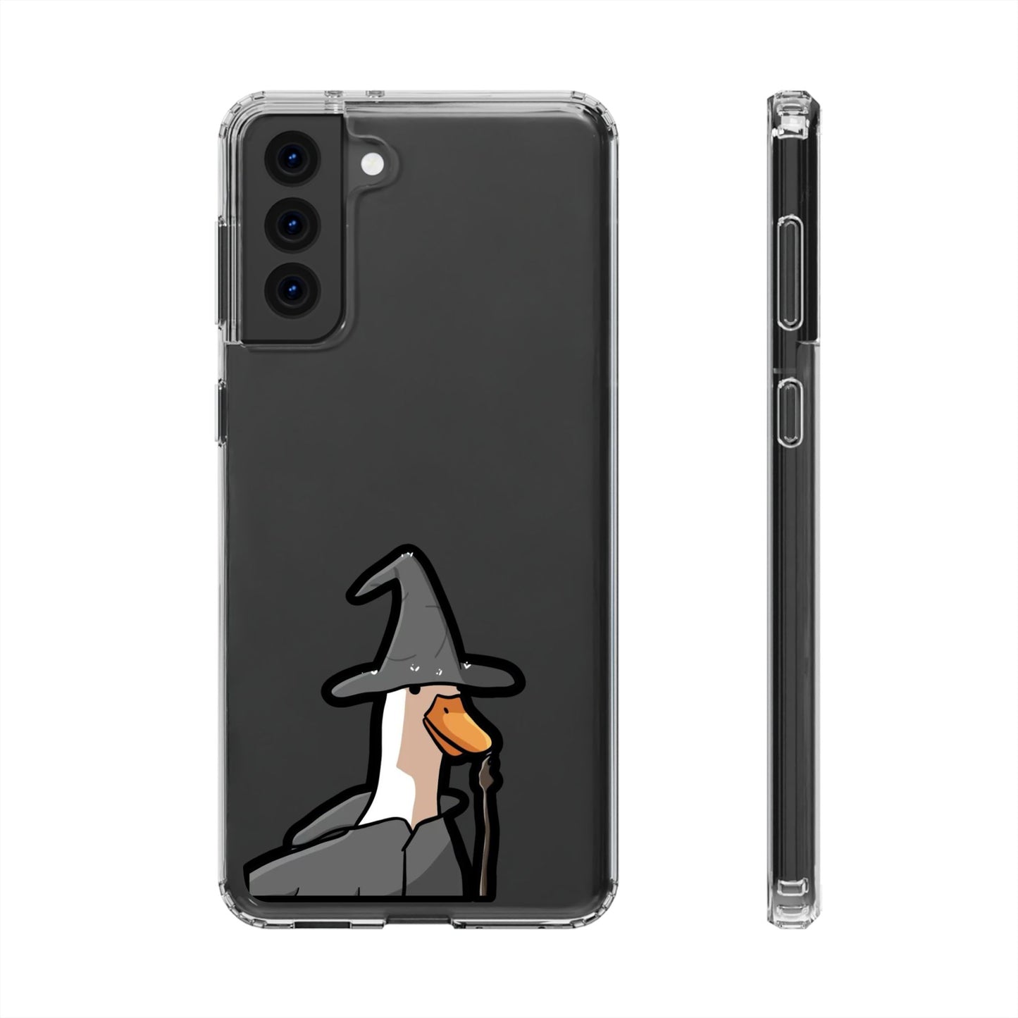 WIZARD Duck - Clear Phone Case