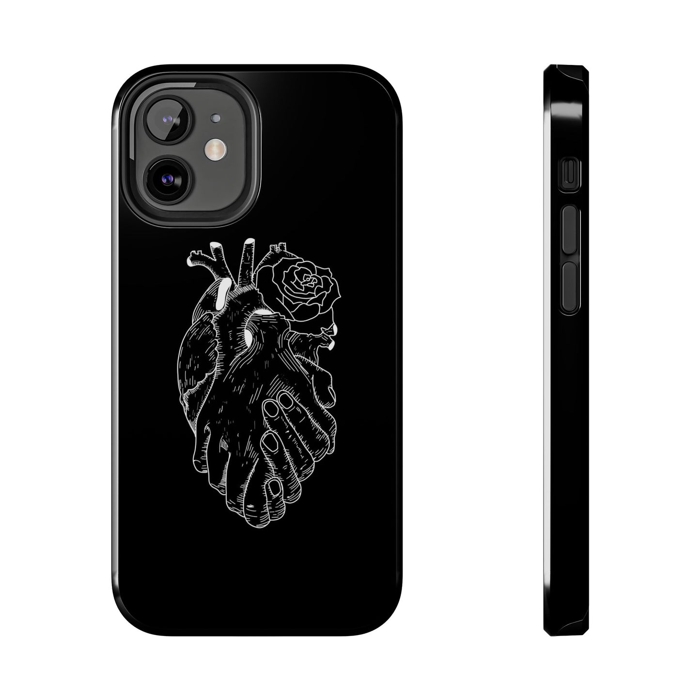 BLACK - Tough Phone Case