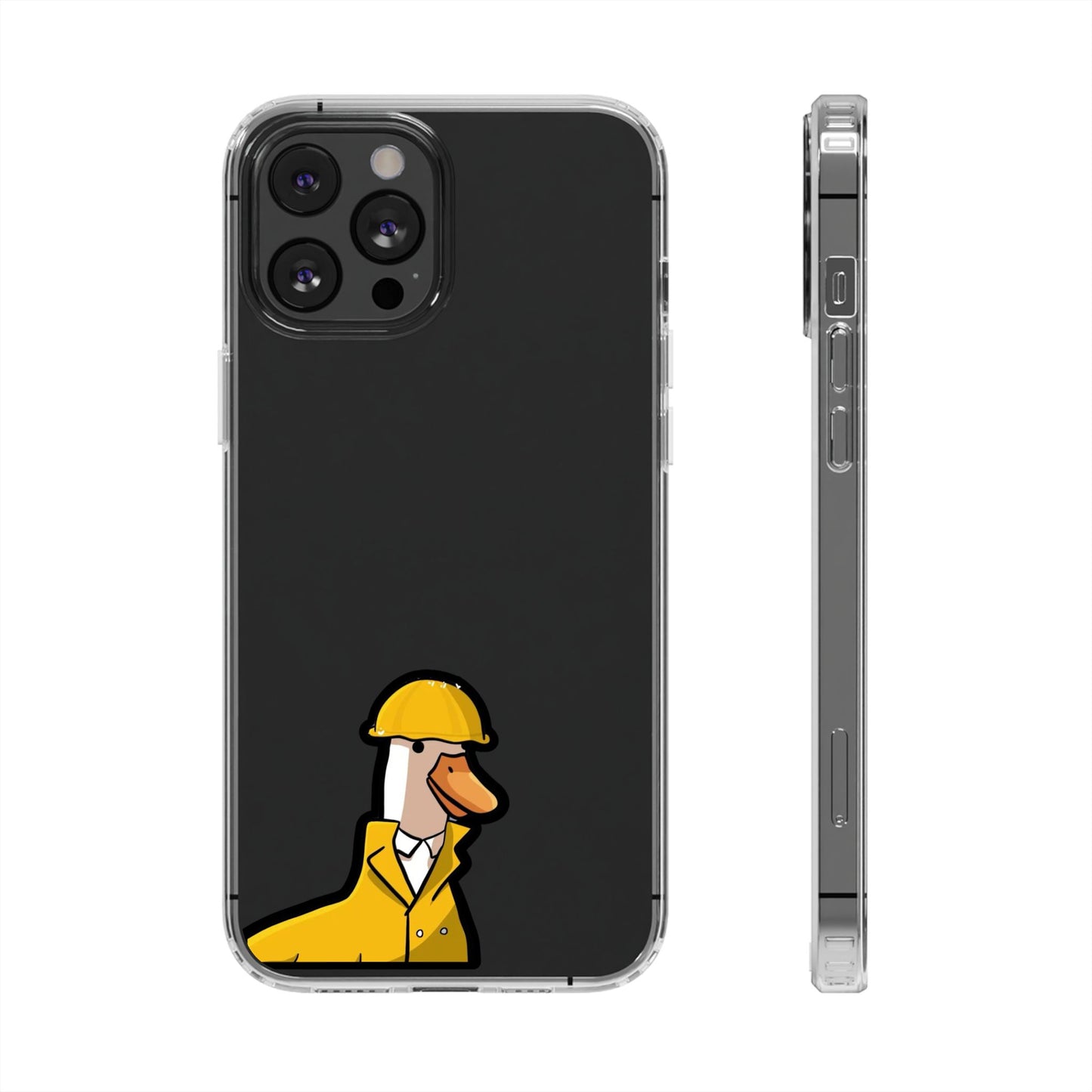 RAIN DUCK - Clear Phone Case