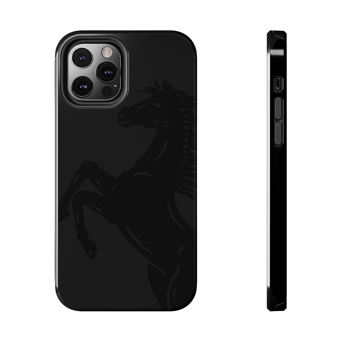 BLACK - Tough Phone Case
