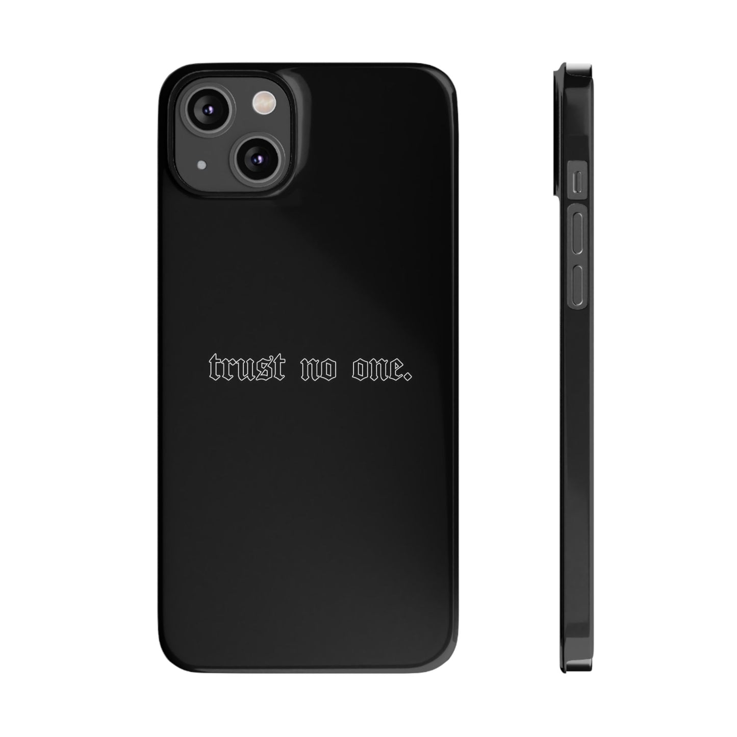 BLACK - Slim Phone Case