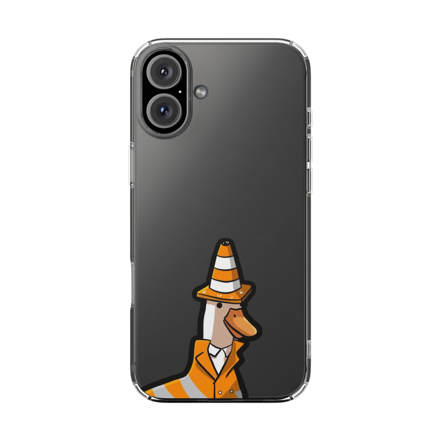 SAFE DUCK - Clear Phone Case