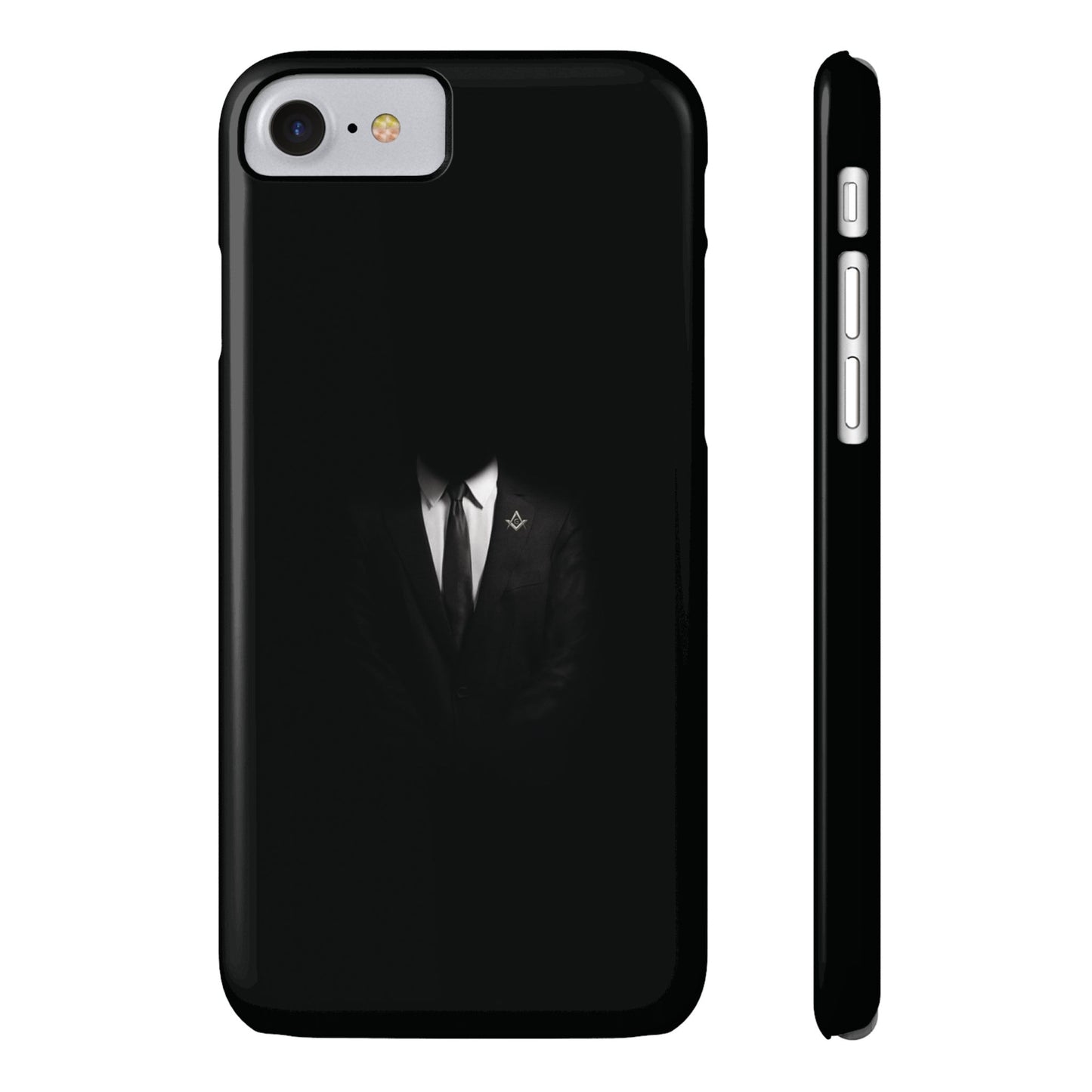 BLACK - Slim Phone Case