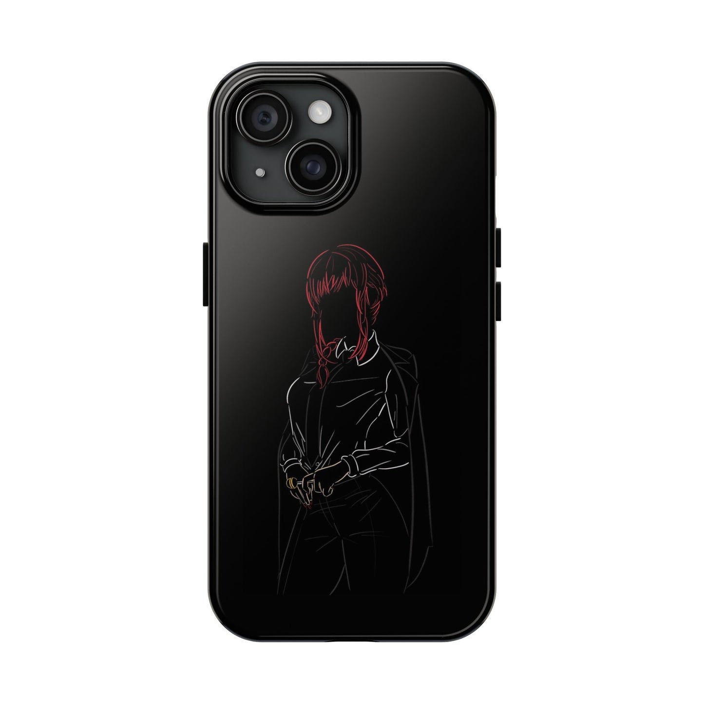 BLACK - Tough Phone Case