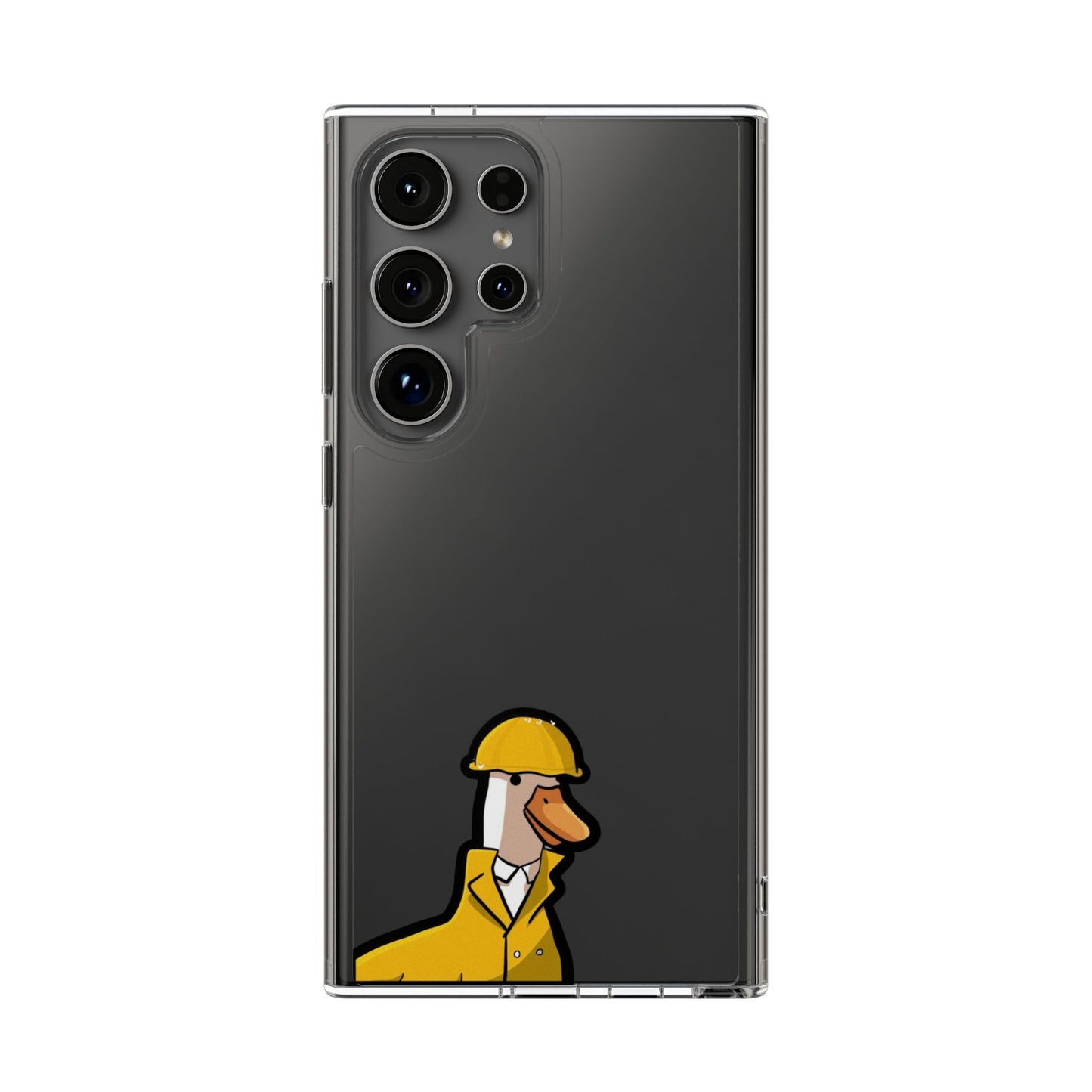 RAIN DUCK - Clear Phone Case