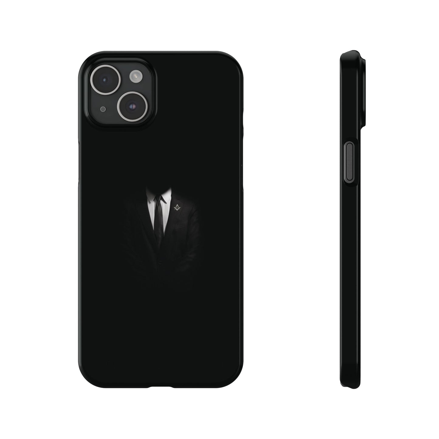 BLACK - Slim Phone Case