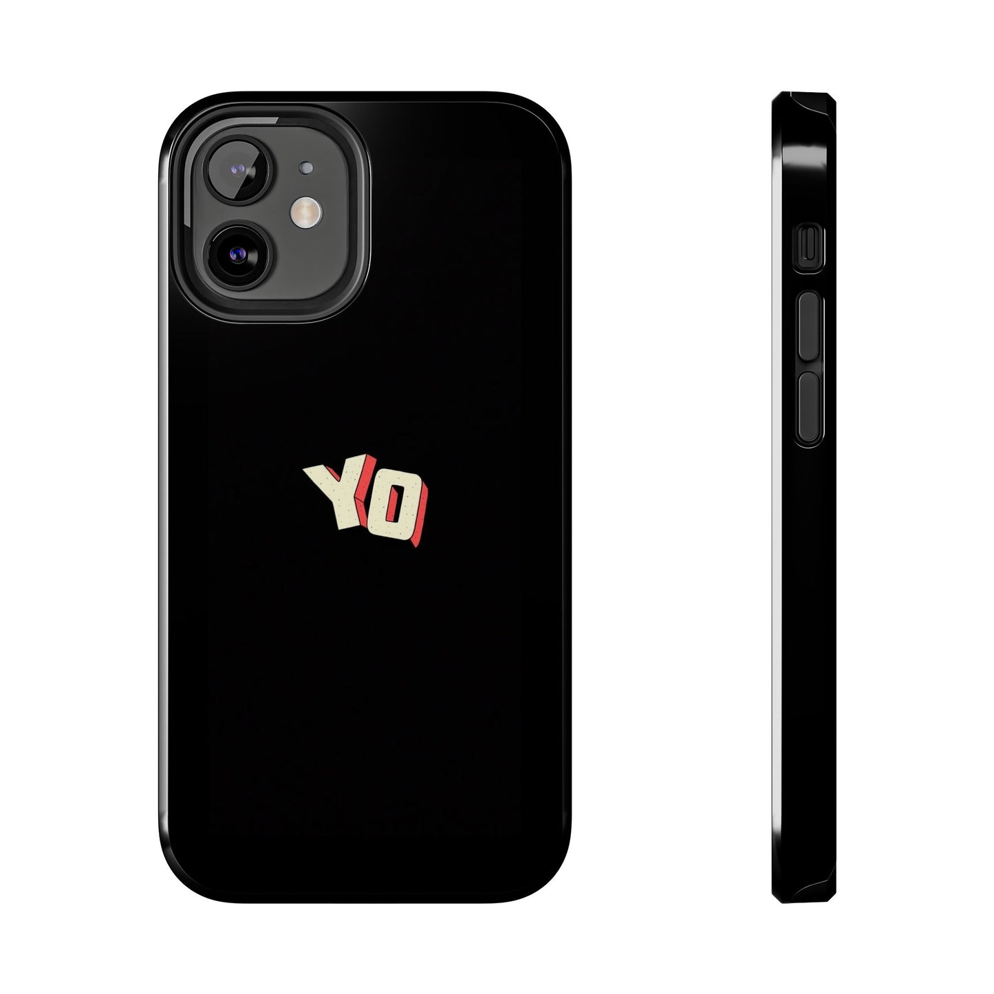 BLACK - Tough Phone Case