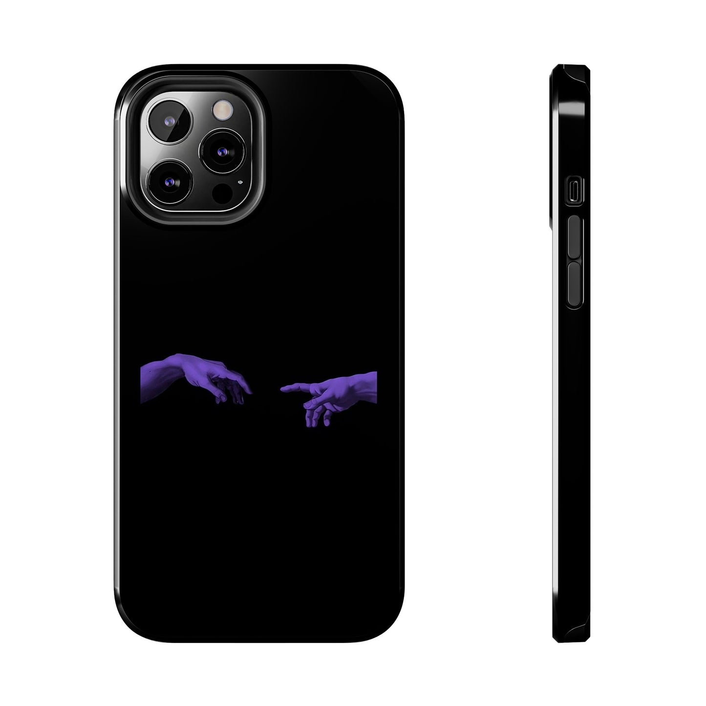 BLACK - Tough Phone Case
