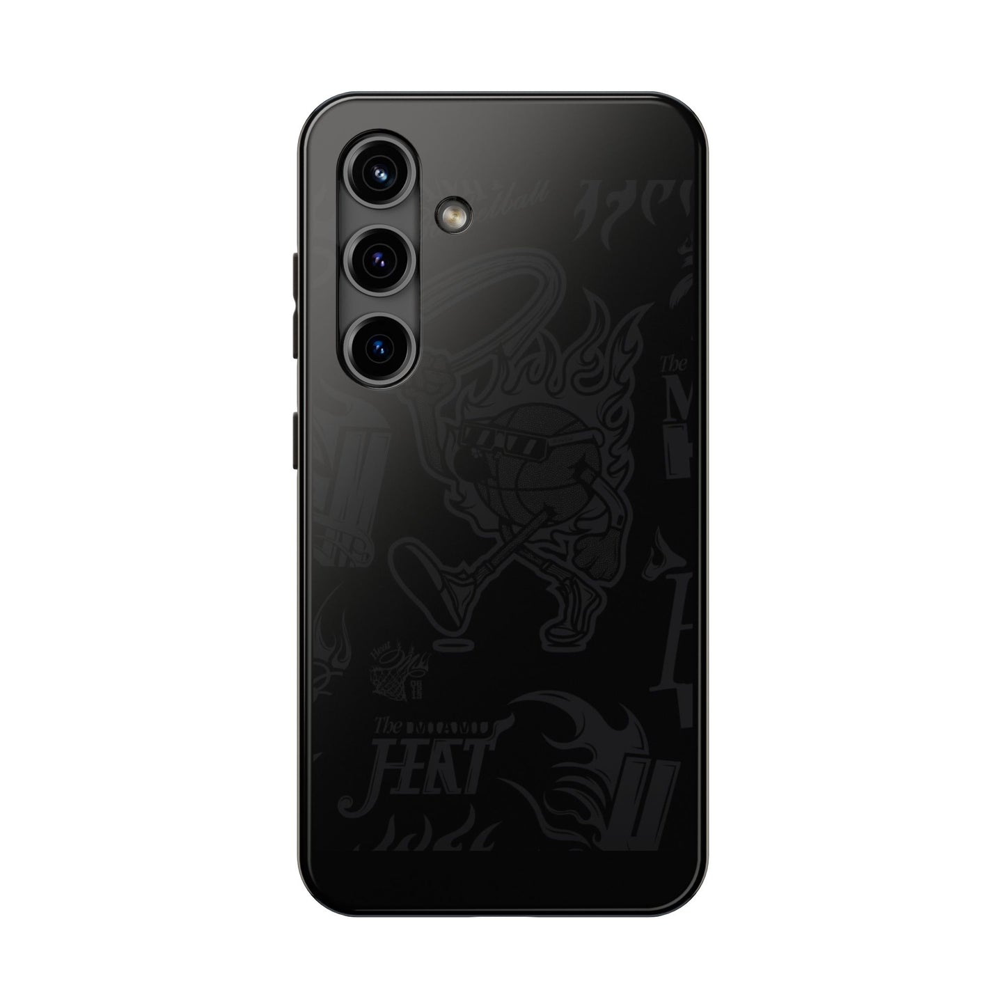 BLACK - Tough Phone Case