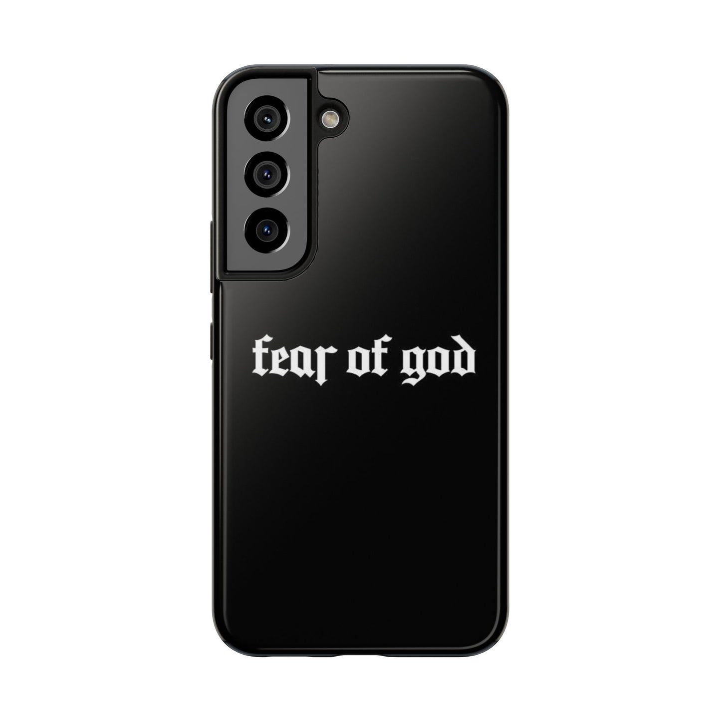 BLACK - Tough Phone Case
