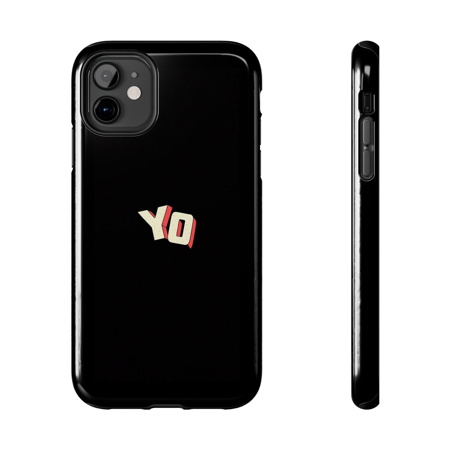 BLACK - Tough Phone Case