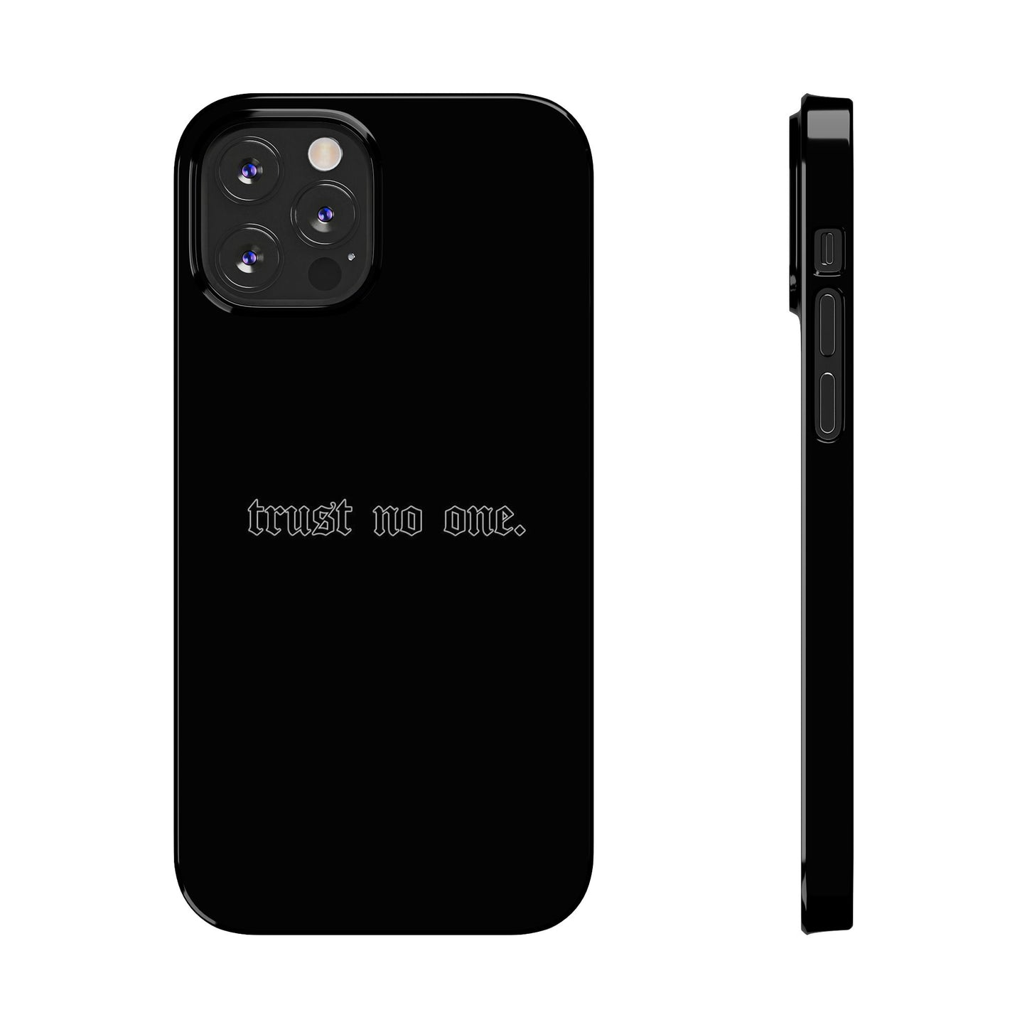 BLACK - Slim Phone Case