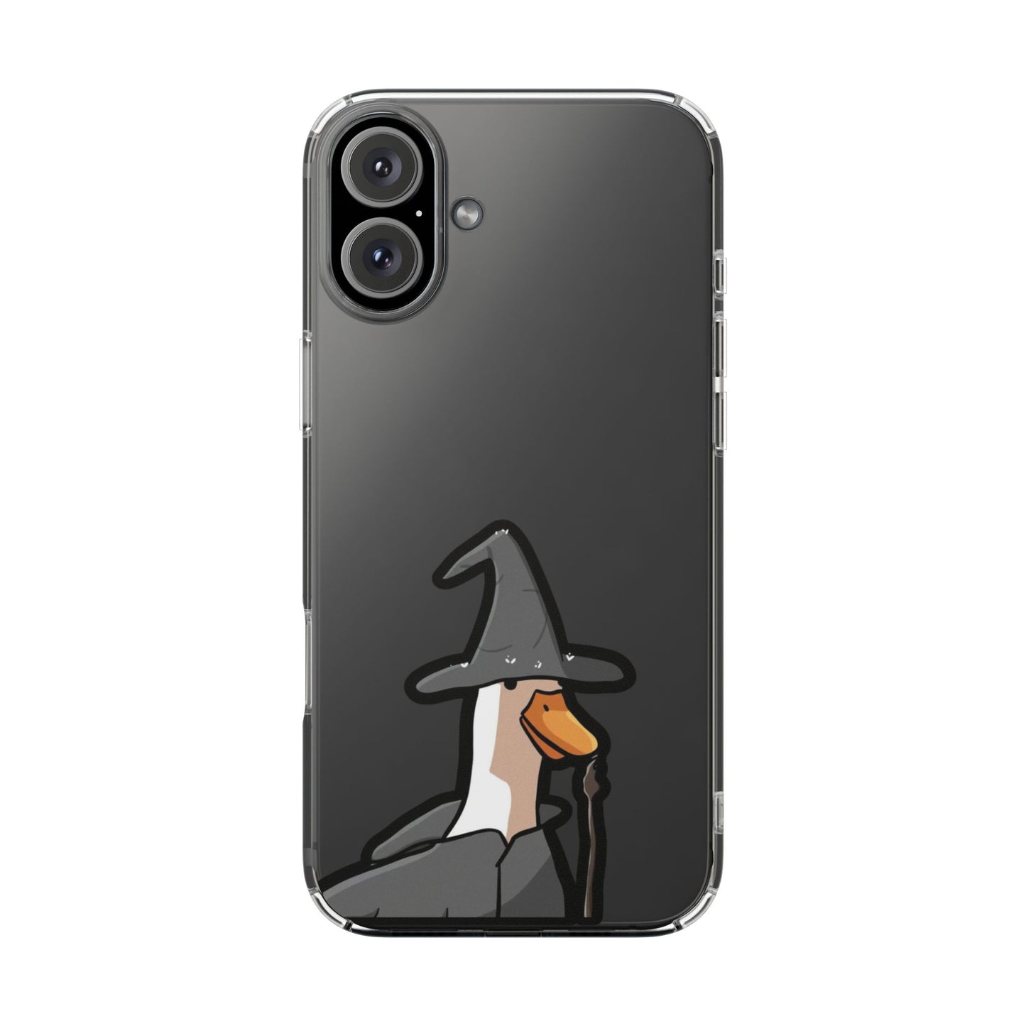 WIZARD Duck - Clear Phone Case