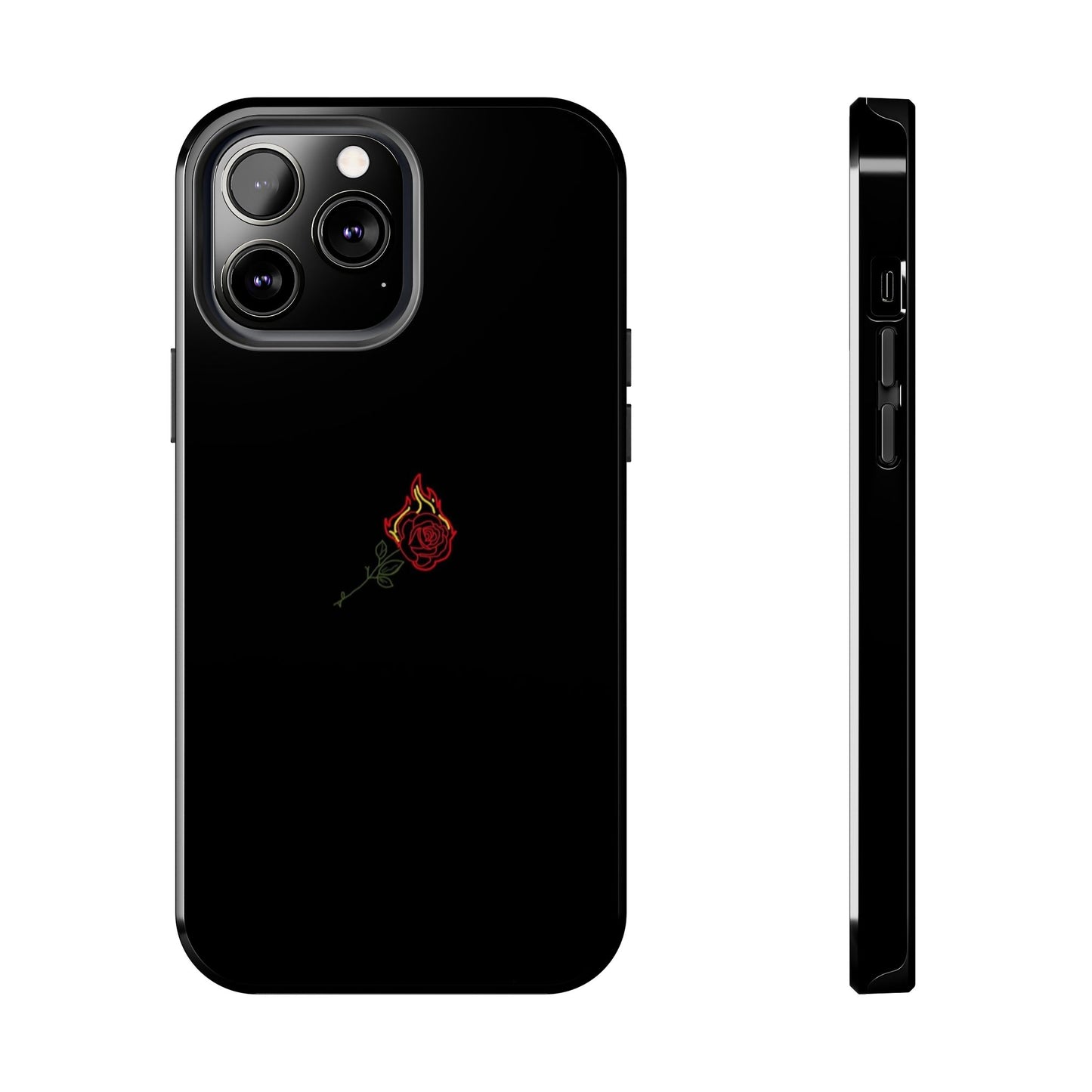 BLACK - Tough Phone Case