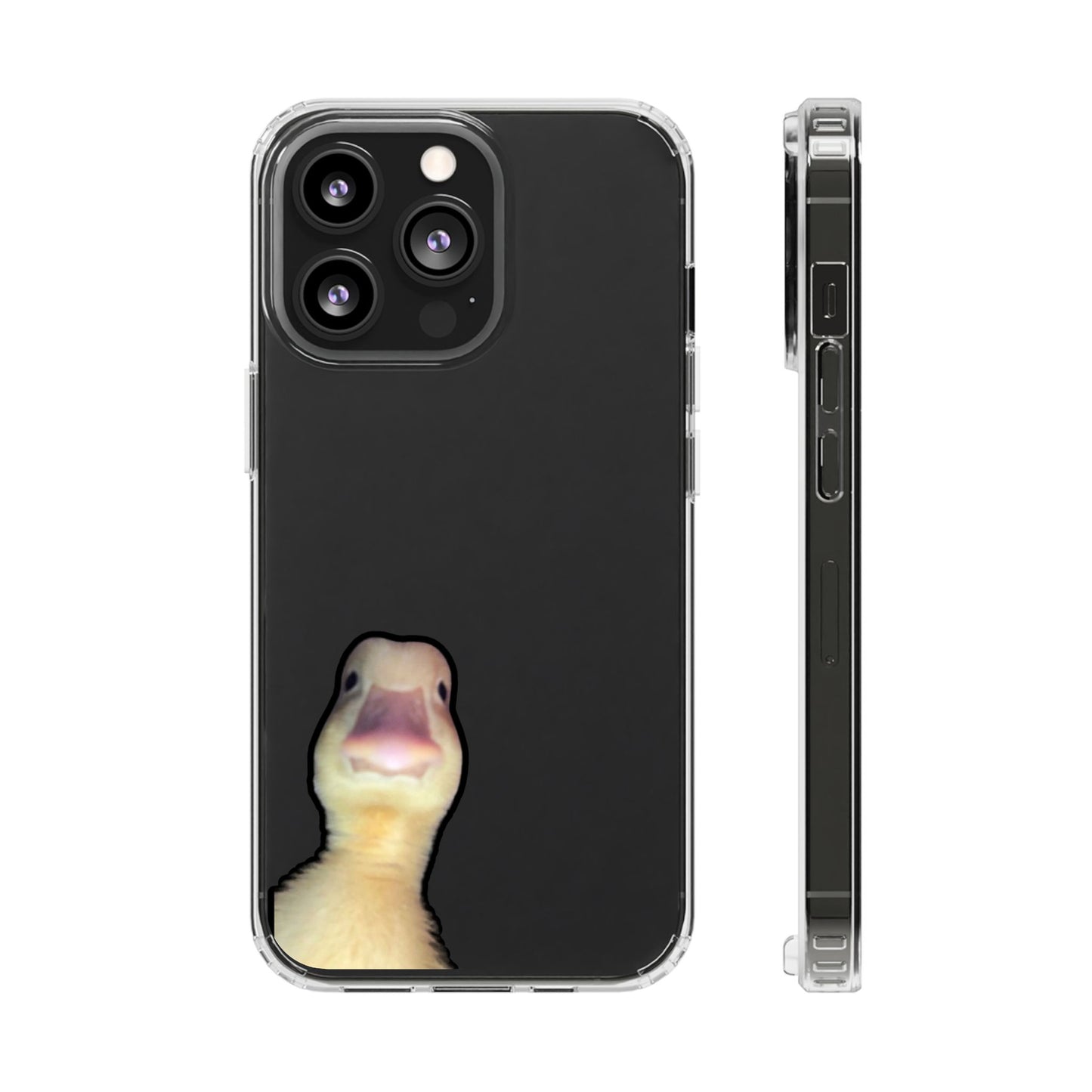 STRAIGHT Duck - Clear Phone Case