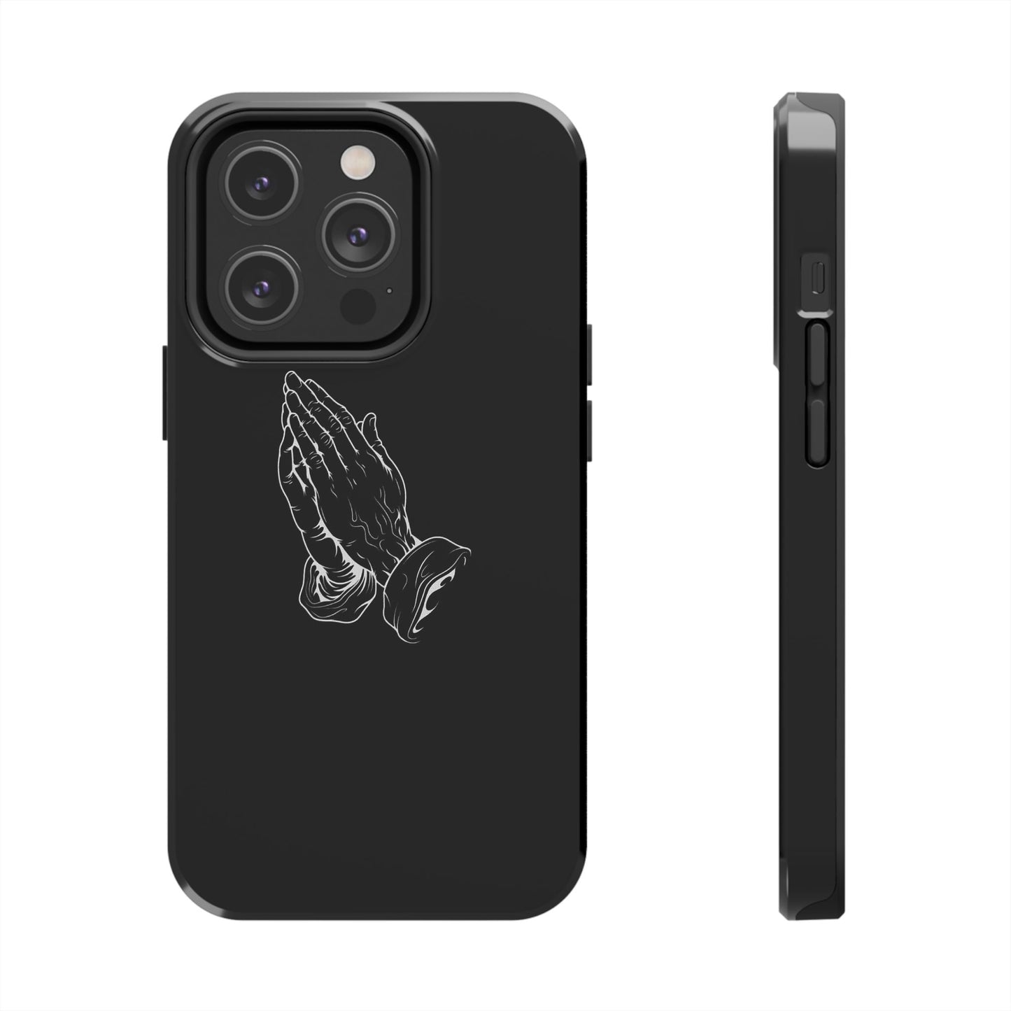 BLACK - Tough Phone Case
