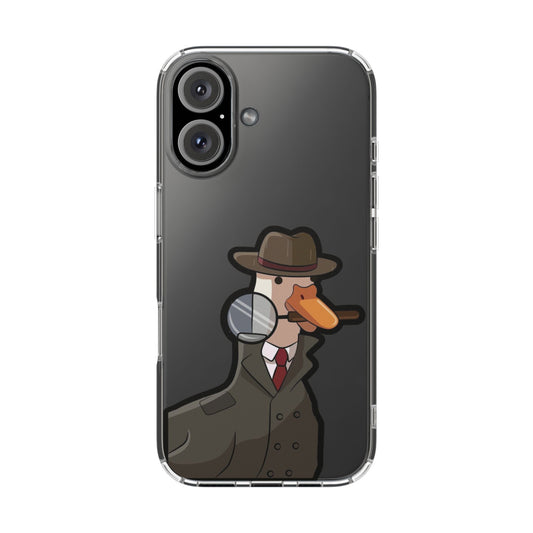 SPY Duck - Clear Phone Case