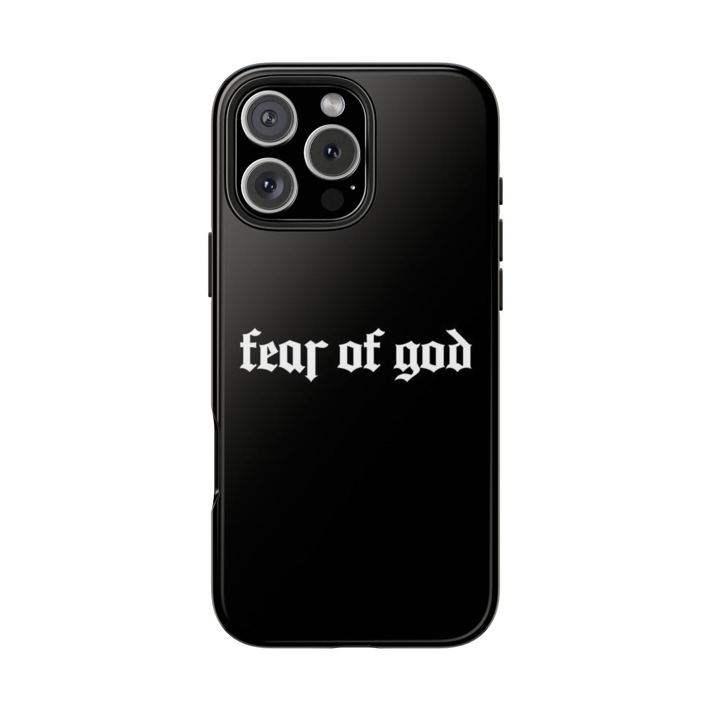 BLACK - Tough Phone Case