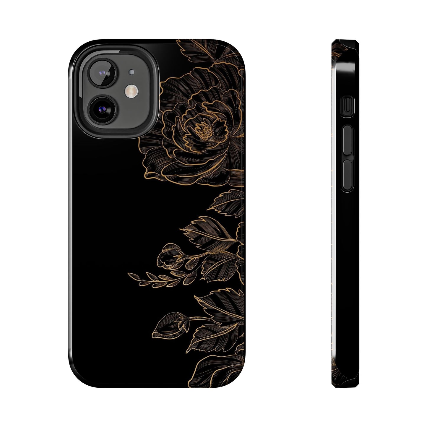 BLACK - Tough Phone Case