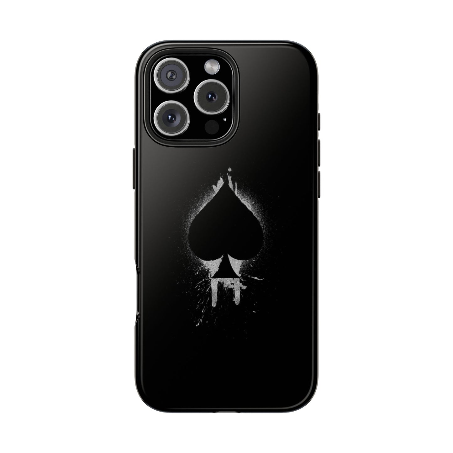 BLACK - Tough Phone Case