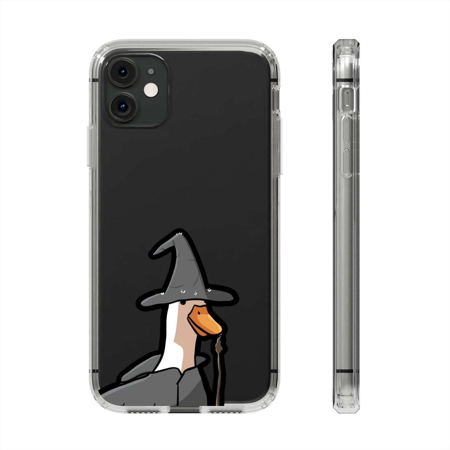 WIZARD Duck - Clear Phone Case