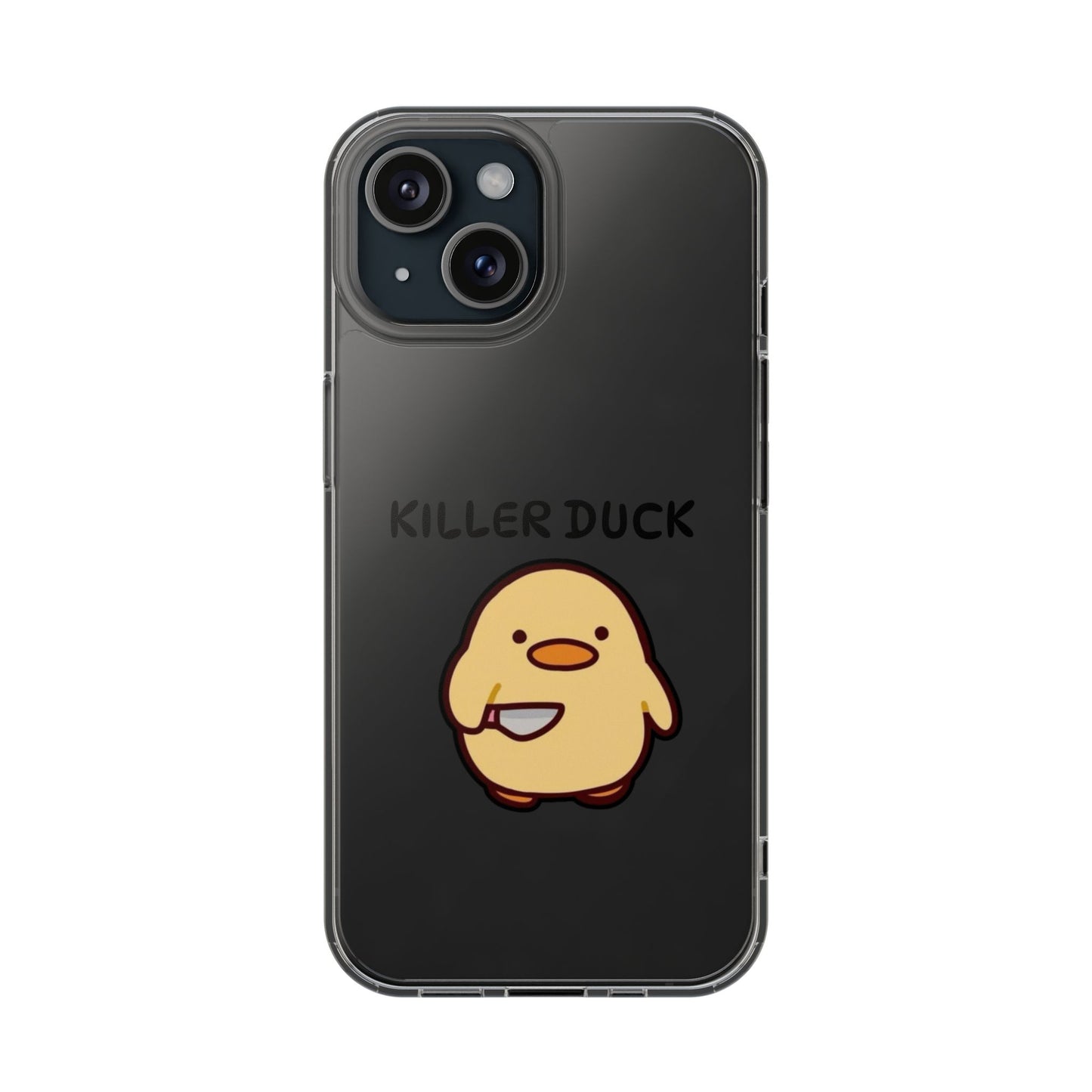 Killer Duck - Clear Phone Case