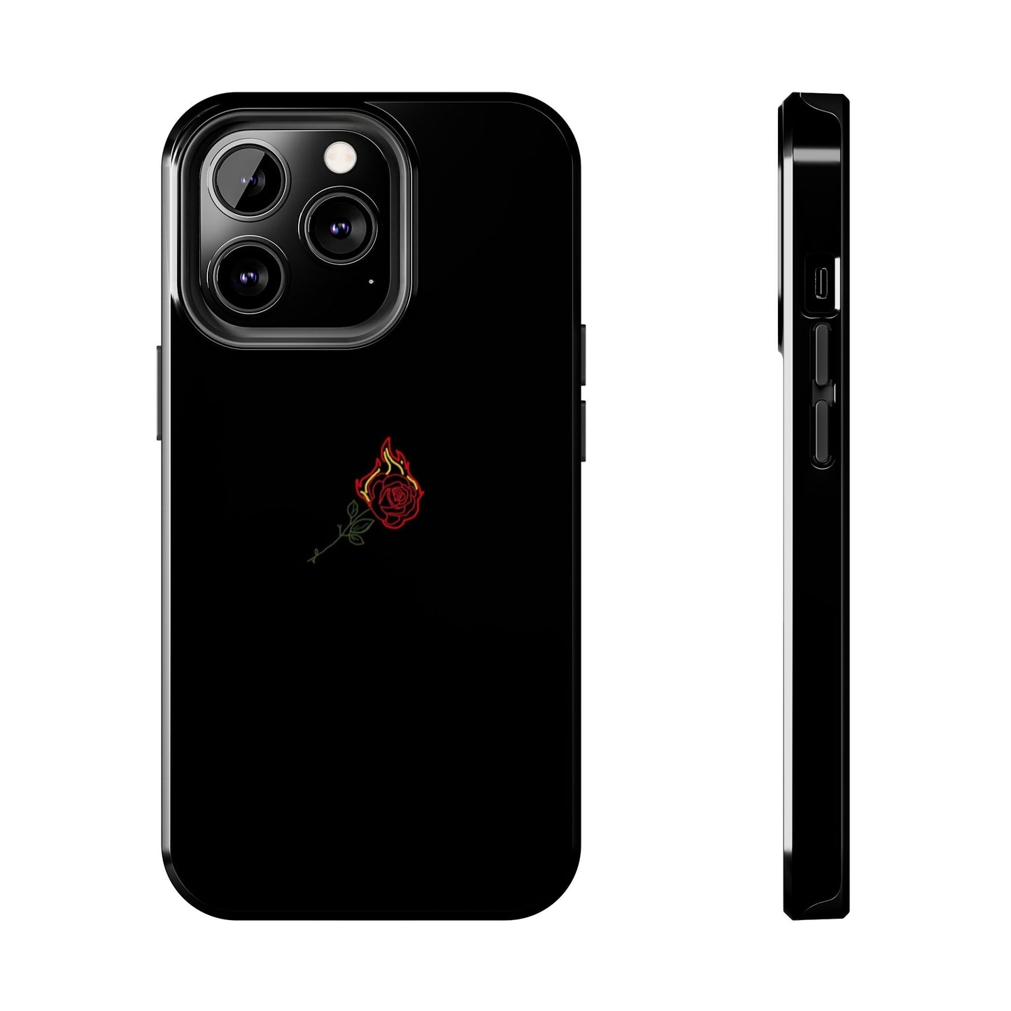 BLACK - Tough Phone Case
