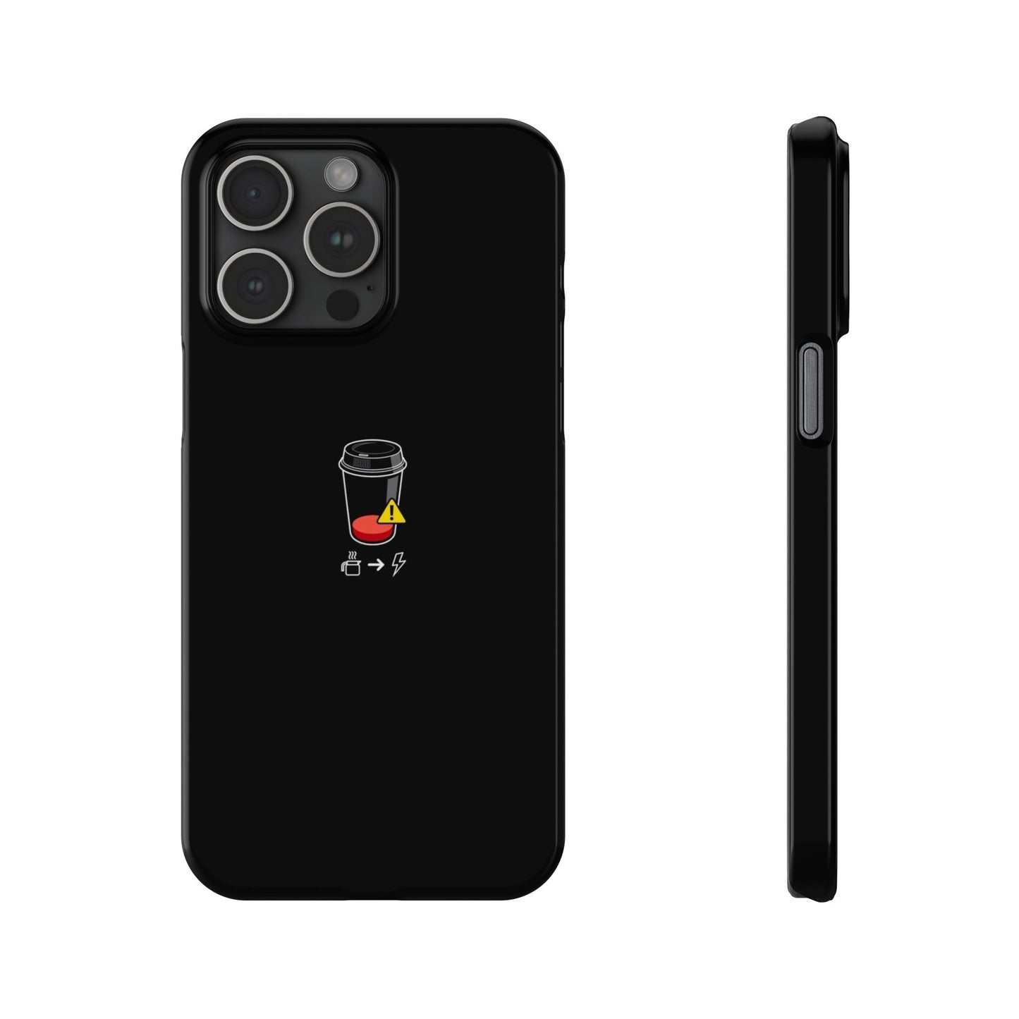 BLACK - Slim Phone Case