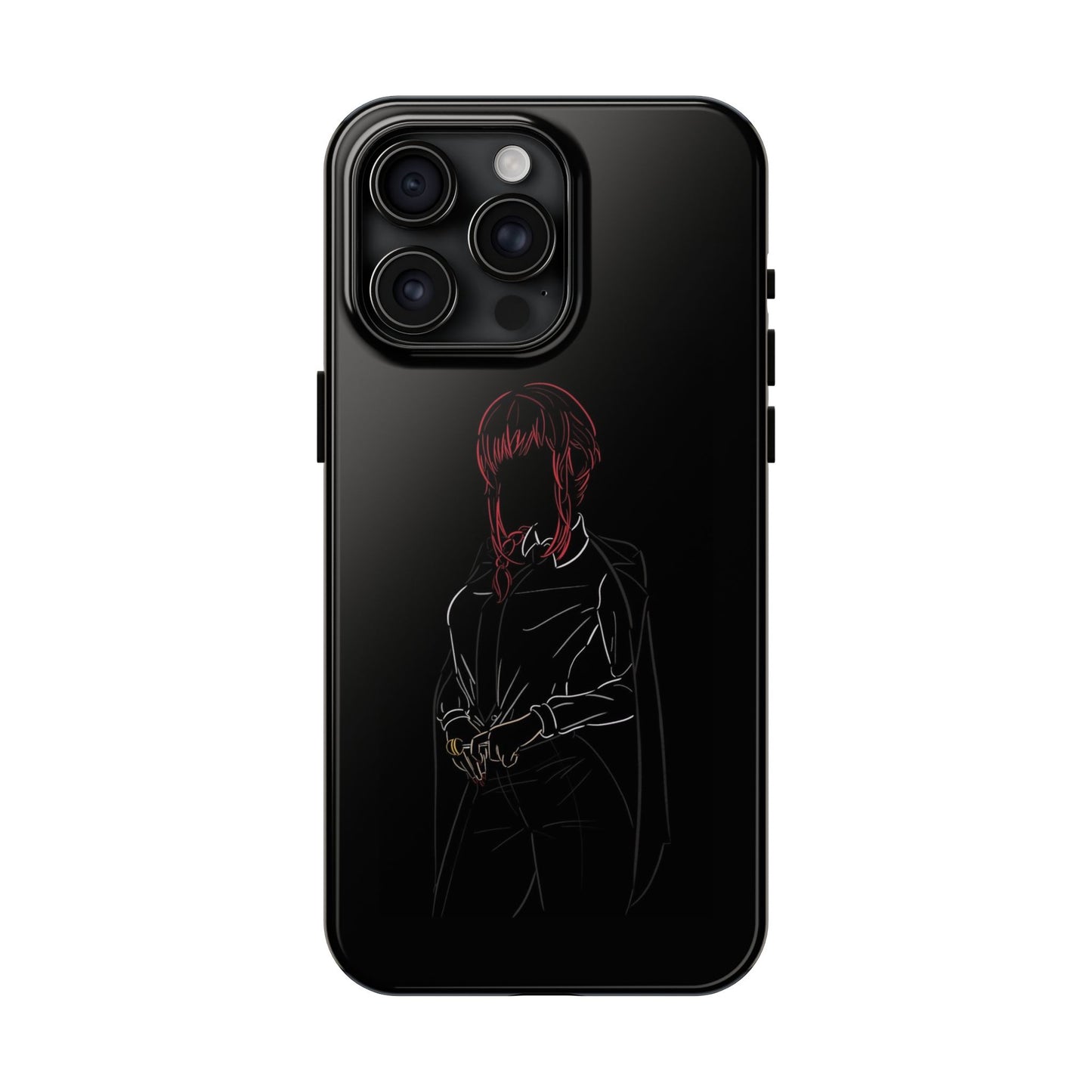 BLACK - Tough Phone Case