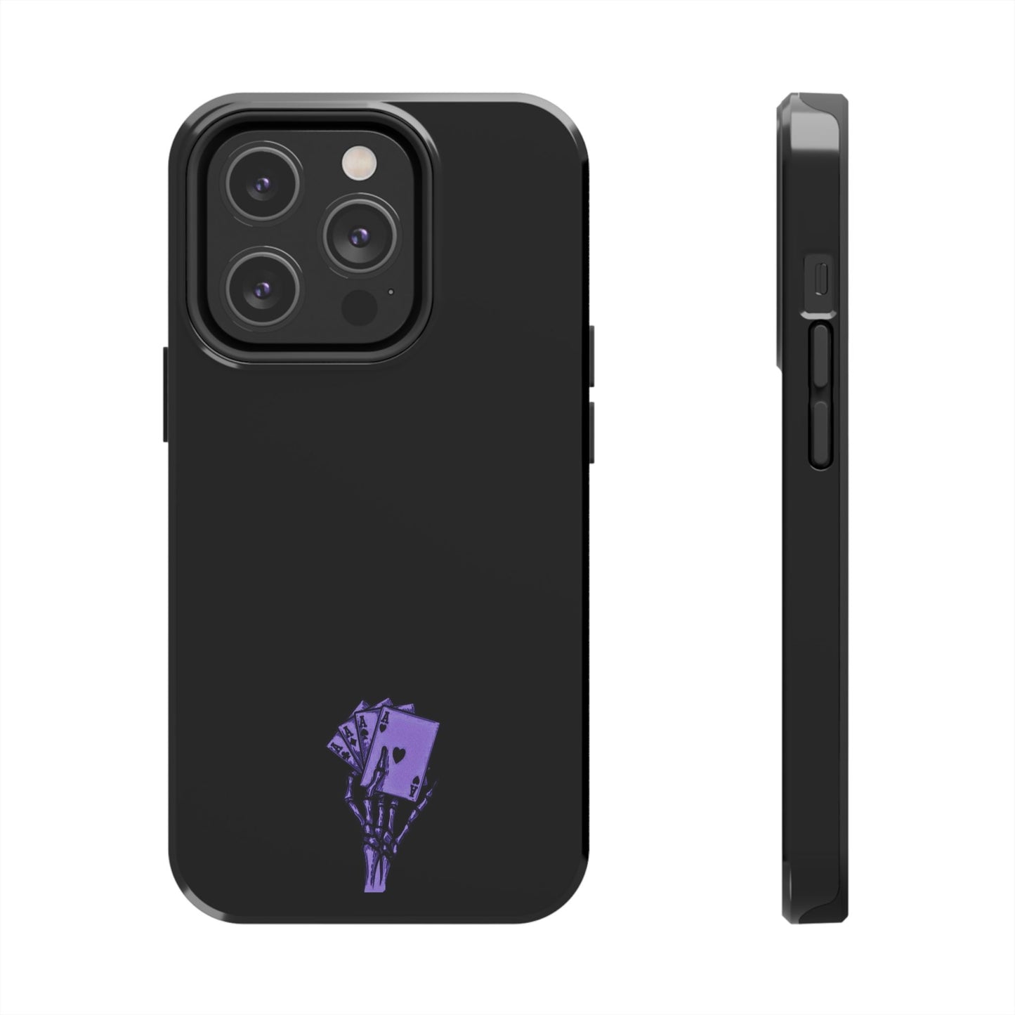 BLACK - Tough Phone Case