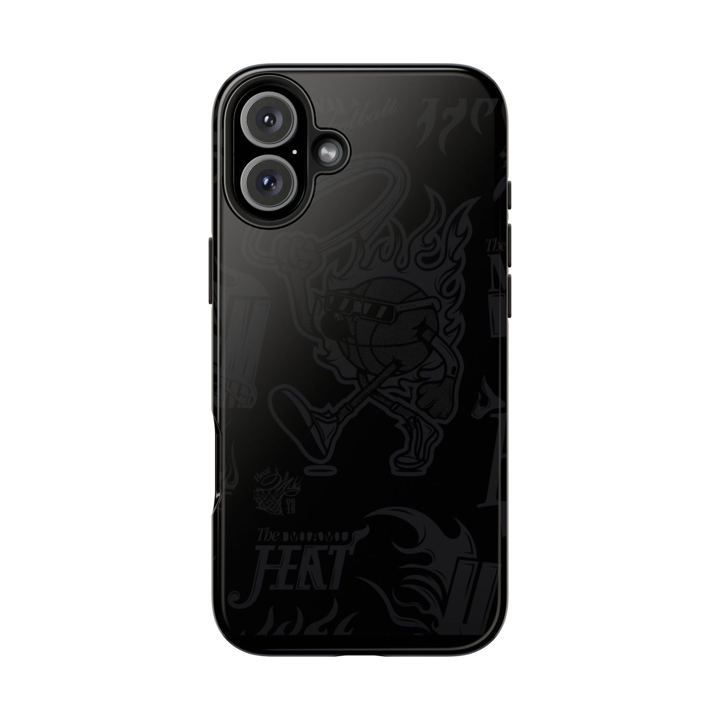 BLACK - Tough Phone Case