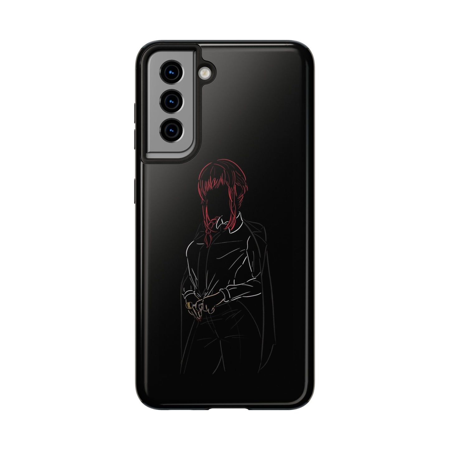 BLACK - Tough Phone Case