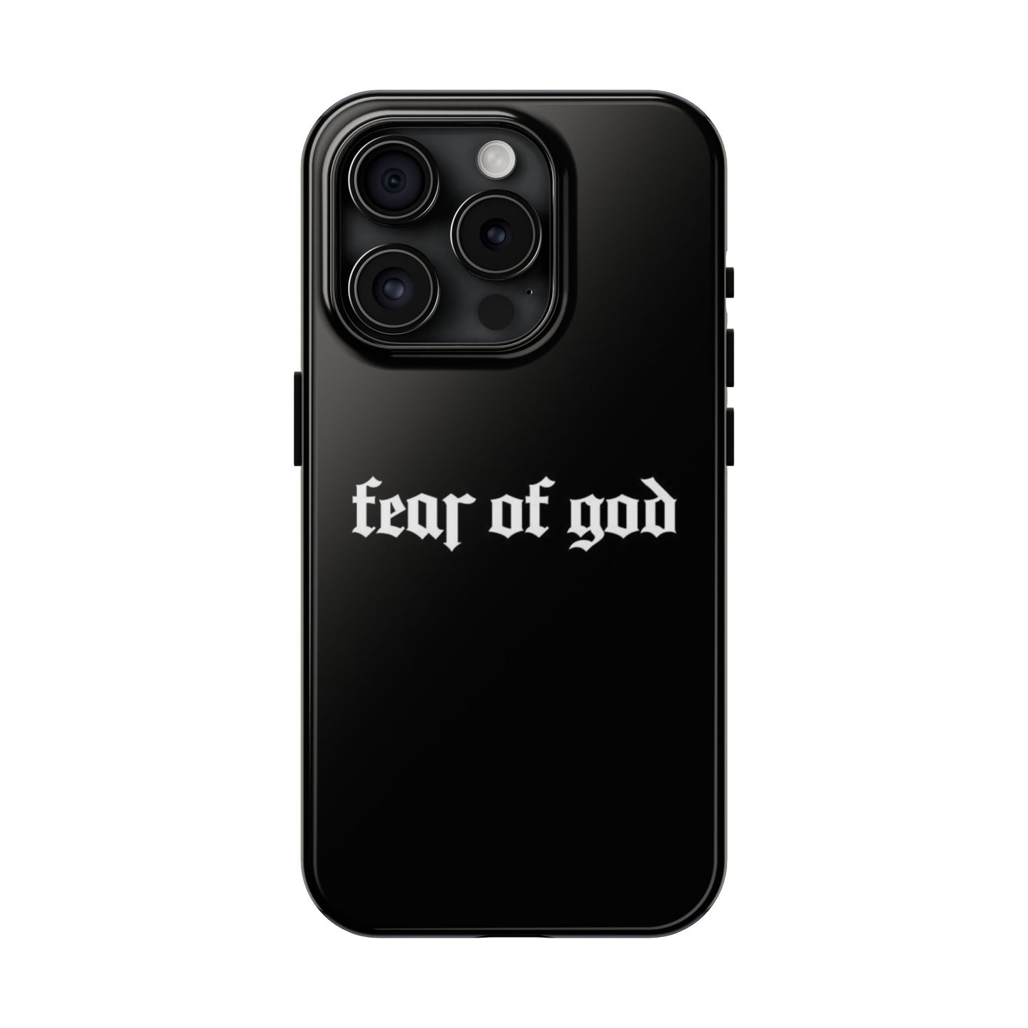 BLACK - Tough Phone Case